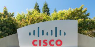 Cisco Systems Corporate Headquarters Sign and Logo