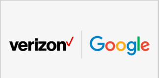 Verizon and Google Cloud logos