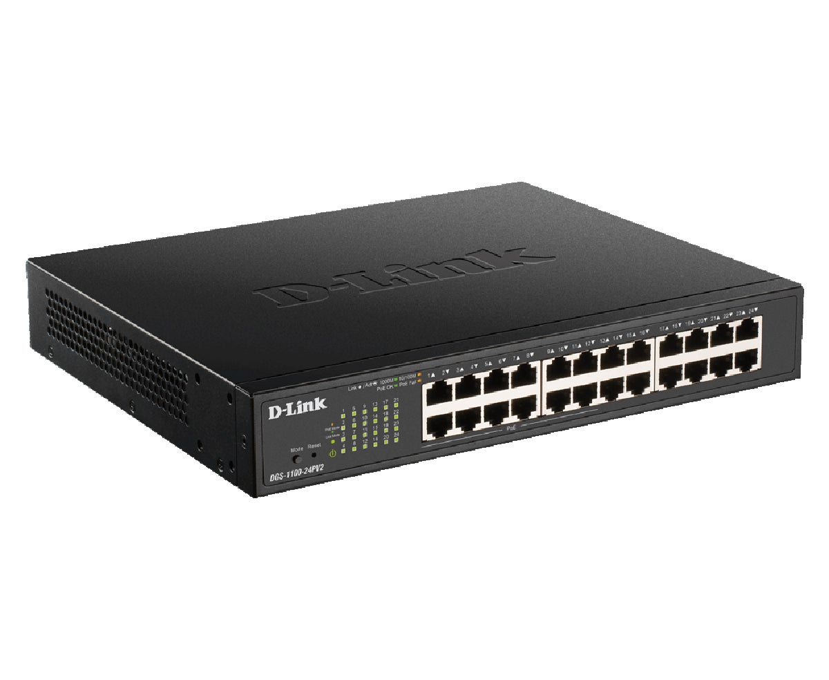 D-Link DGS-1100-24PV2 product image.